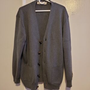 Golden Goose Gray Men's Cardigan Sweater